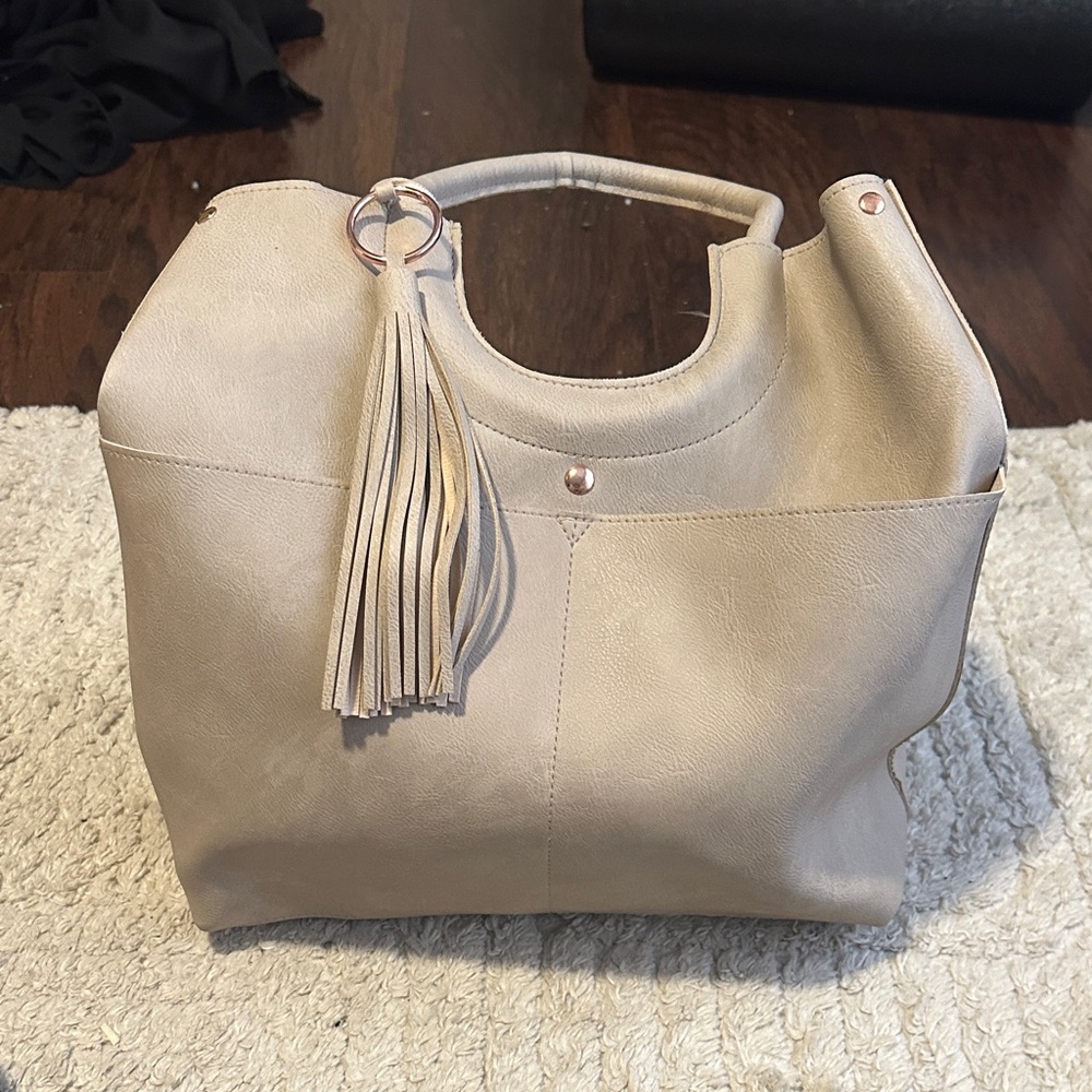 Elegant Cream Tote Bag
